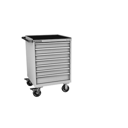 Champion Tool Storage Tool Cabinet, 7 Drawer, Light Gray, 28-1/4 in W x 28-1/2 in D x 43-1/4 in H, S15000702ILMB8S1RT-LG S15000702ILMB8S1RT-LG